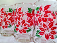 Load image into Gallery viewer, Libbey Vintage Poinsettia Glasses (Set of 6)
