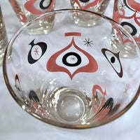 Load image into Gallery viewer, Libbey - Mid-Century I Dream of Jeannie Atomic Glasses (Set of 6)
