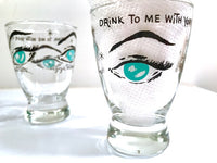 Load image into Gallery viewer, Mid-Century The Eyes Have It  Promotional Glasses (Set of 6)
