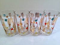 Load image into Gallery viewer, Federal Glass Mid-Century 29-Piece Retro Mod Bar Set
