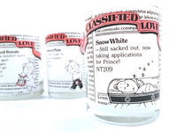 Load image into Gallery viewer, Culver Signed Vintage Classified Love Double Old Fashion Glasses (Set of 4)

