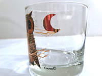 Load image into Gallery viewer, Couroc Signed Mid-Century Black and 22-Karat Gold Owl Old Fashion Glasses (Set of 4)
