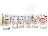 Load image into Gallery viewer, Anchor Hocking Mid-Century Futuristic  18-Piece Bar Set

