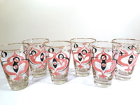 Load image into Gallery viewer, Libbey - Mid-Century I Dream of Jeannie Atomic Glasses (Set of 6)
