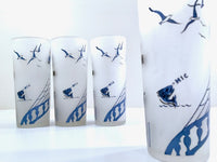 Load image into Gallery viewer, Federal Glass Mid-Century Down The Hatch Tall Collins Glasses (Set of 4)
