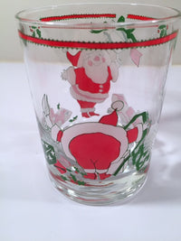 Load image into Gallery viewer, Georges Briard Signed Mid-Century Santa and Present Glasses (Set of 6)
