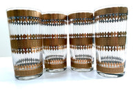 Load image into Gallery viewer, Culver Signed Mid-Century Barcelona 22-Karat Gold Highball Glasses (Set of 4)
