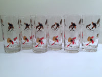 Load image into Gallery viewer, Mid-Century Signed Meth Fishing Lure Highball Glasses (Set of 6)
