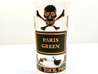 Load image into Gallery viewer, Georges Briard Signed Name Your Poison Single Glass – Paris Green
