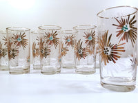 Load image into Gallery viewer, Libbey Mid-Century Partytime Firecracker Glasses With Original Box (Set of 8)
