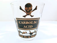 Load image into Gallery viewer, Georges Briard Name Your Poison Double Old Fashion Single Glass - Carbolic Acid
