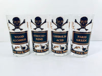 Load image into Gallery viewer, Georges Briard Mid-Century Name Your Poison Glasses (Set of 4)
