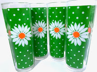 Load image into Gallery viewer, Pasinski Mid-Century Signed Daisy Tall Collins Glasses (Set of 4)
