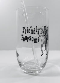 Load image into Gallery viewer, Mid-Century Friendly Foursome Martini Pitcher and Stir
