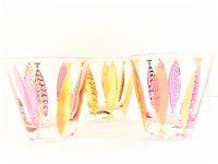 Load image into Gallery viewer, Fred Press Signed Mid-Century Colorful Fish Old Fashion Glasses (Set of 3)
