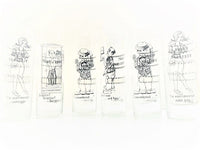 Load image into Gallery viewer, Libbey Mid-Century Happy Birthday Tall Collins Glasses (Set of 6)
