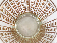 Load image into Gallery viewer, Georges Briard Signed Mid-Century Golden Square Double Old Fashion Glasses (Set of 4)
