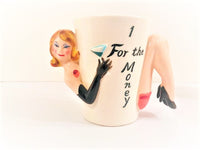 Load image into Gallery viewer, Shafford Mid-Century Party Girls 1-For-The-Money.. Mugs (Set of 3)
