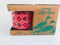 Load image into Gallery viewer, Corning Glass Life Styles Pink Plaid Double Old Fashion Glasses (Set of 4)
