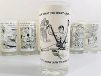 Load image into Gallery viewer, Starlyte Black and White Risqué Glasses (Set of 8)
