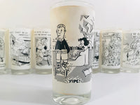 Load image into Gallery viewer, Starlyte Black and White Risqué Glasses (Set of 8)
