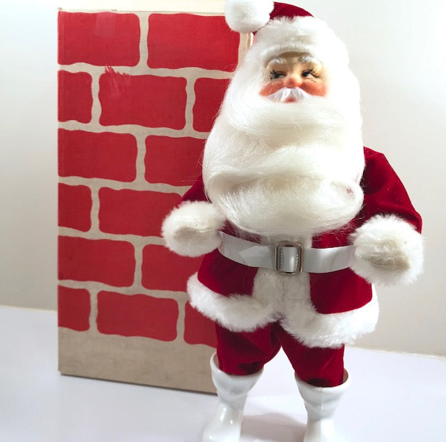 Harold Gale Santa In Original Chimney Box