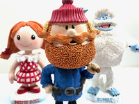 Load image into Gallery viewer, Rudolph The Red-Nosed Reindeer Character Bobble Head Set of 7
