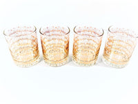 Load image into Gallery viewer, Retro Gold Elongated Diamond Glasses (Set of 4)
