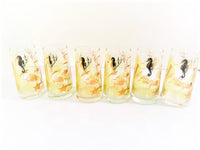 Load image into Gallery viewer, Bartlett Collins Mid-Century Under the Sea 22-Karat Gold Highball Glasses (Set of 6)
