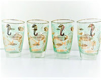 Load image into Gallery viewer, Libbey Mid-Century Marine Life Glasses (Set of 4)
