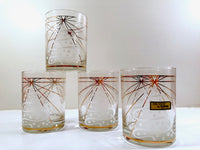 Load image into Gallery viewer, Culver Signed Mid-Century White Trees Double Old Fashion Glasses (Set of 4)
