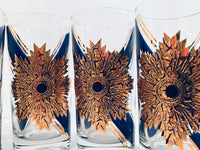 Load image into Gallery viewer, Fred Press Signed Mid-Century Royal Medallion Glasses (Set of 6)
