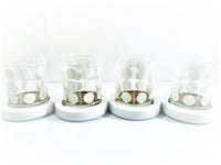 Load image into Gallery viewer, Georges Briard Signed Mid-Century White Dot 8-Piece Cocktail Set

