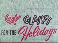 Load image into Gallery viewer, Hazel Atlas Mid-Century Gay Glasses Retro Christmas Trees (Set of 8 With Original Box)
