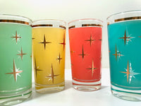 Load image into Gallery viewer, Bartlett Collins Mid-Century Atomic North Star Glasses (Set of 6)

