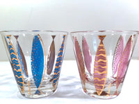 Load image into Gallery viewer, Fred Press Signed Mid-Century Fish Old Fashion Glasses (Set of 4)
