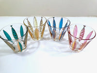 Load image into Gallery viewer, Fred Press Signed Mid-Century Fish Old Fashion Glasses (Set of 4)
