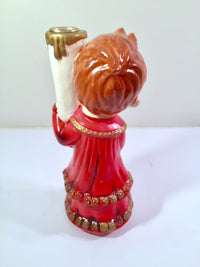 Load image into Gallery viewer, Vintage Star Choir Boy Candle Holder

