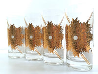 Load image into Gallery viewer, Fred Press Signed Mid-Century Royal Medallion Glasses (Set of 4)
