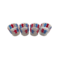 Load image into Gallery viewer, Retro Red White and Blue Glasses (Set of 4)
