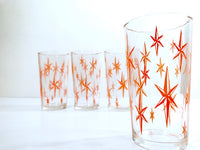 Load image into Gallery viewer, Mid-Century Atomic Star Glasses (Set of 4)
