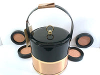 Load image into Gallery viewer, Georges Briard Mid-Century Ice Bucket and Coaster Bar Set
