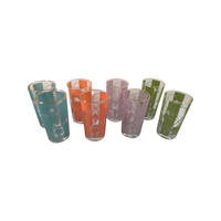 Load image into Gallery viewer, Bartlett Collins Mid-Century Exotic Flower Glasses (Set of 8)
