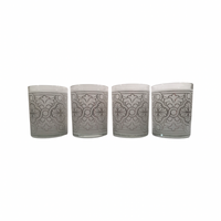 Load image into Gallery viewer, Culver Signed Frosted Art Deco Double Old Fashion Glasses (Set of 4)
