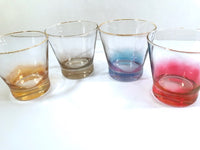 Load image into Gallery viewer, Mid-Century Rainbow Cocktail Glasses (Set of 4)
