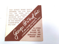 Load image into Gallery viewer, Georges Briard Signed Mid-Century Gold and White Ice Double Old Fashion Glasses (Set of 4)
