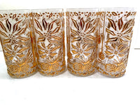Load image into Gallery viewer, Imperial Glass Mid-Century Golden Christmas Glasses (Set of 4)
