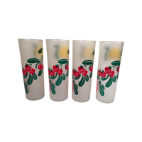 Load image into Gallery viewer, Federal Glass Mid-Century Pink Pineapple Iced Tea Collins Glasses (Set of 4)
