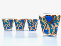 Load image into Gallery viewer, Georges Briard Signed Mid-Century Art Nouveau Old Fashion Glasses (Set of 4)

