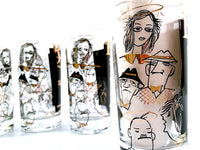 Load image into Gallery viewer, Mid-Century Humorous RX Prescription Bar Set (Set of 6)
